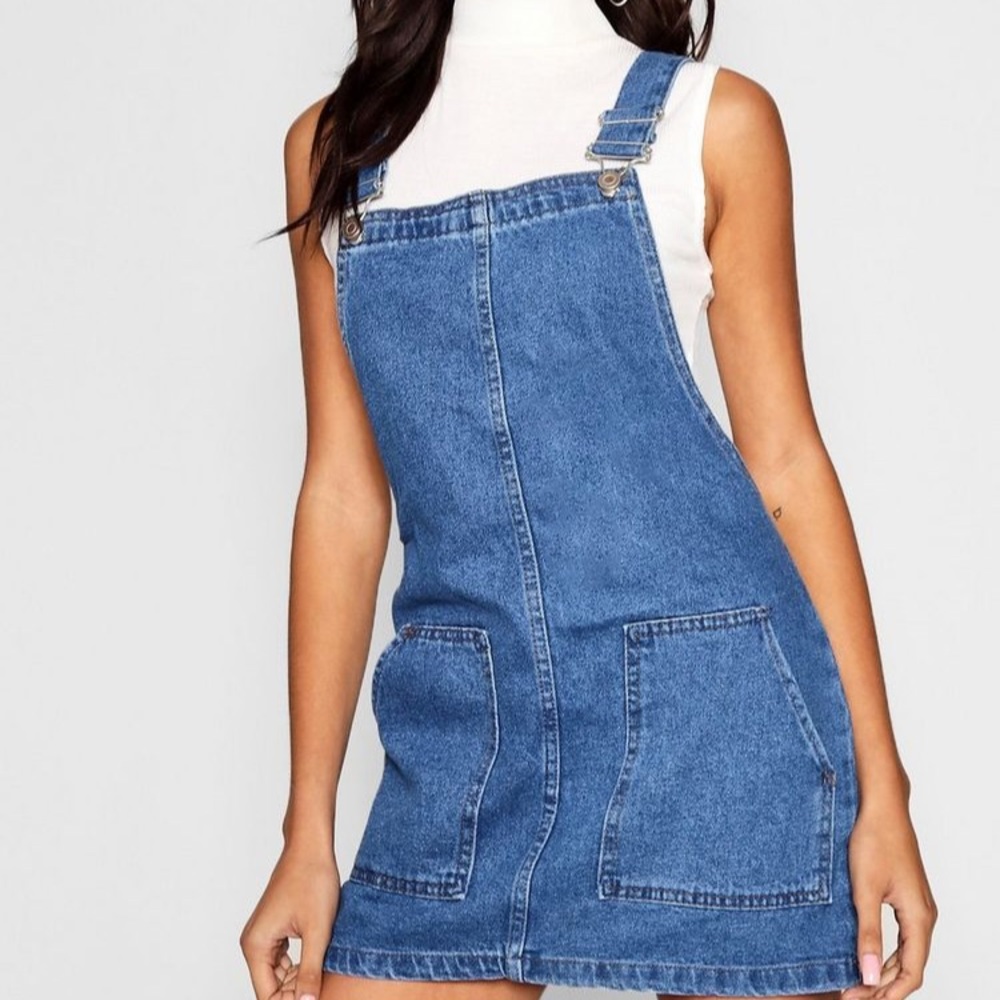 Denim Overall Dress